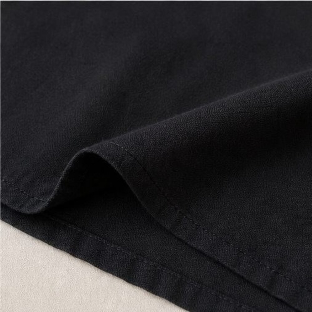 Black Button Blouse - Picture 6 of 6